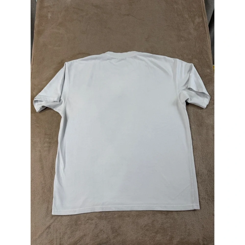 Nike ACG T-Shirt Mens Size Large Off White Embroidered Logo SS Casual Light DM